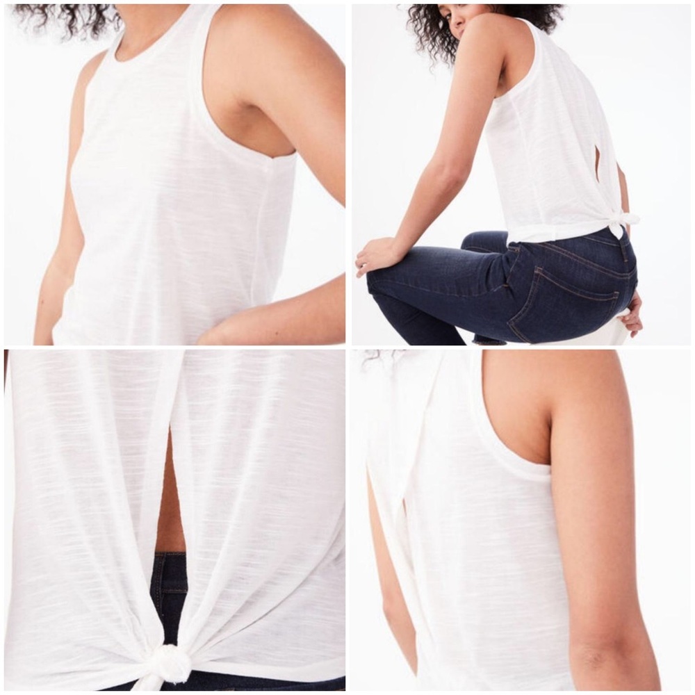 Aeropostale White Sleeveless Top